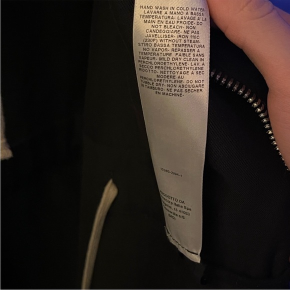 Rick Owens DRKSHDW Black Long Zip Up Hoodie Jacket XL - Picture 4 of 10